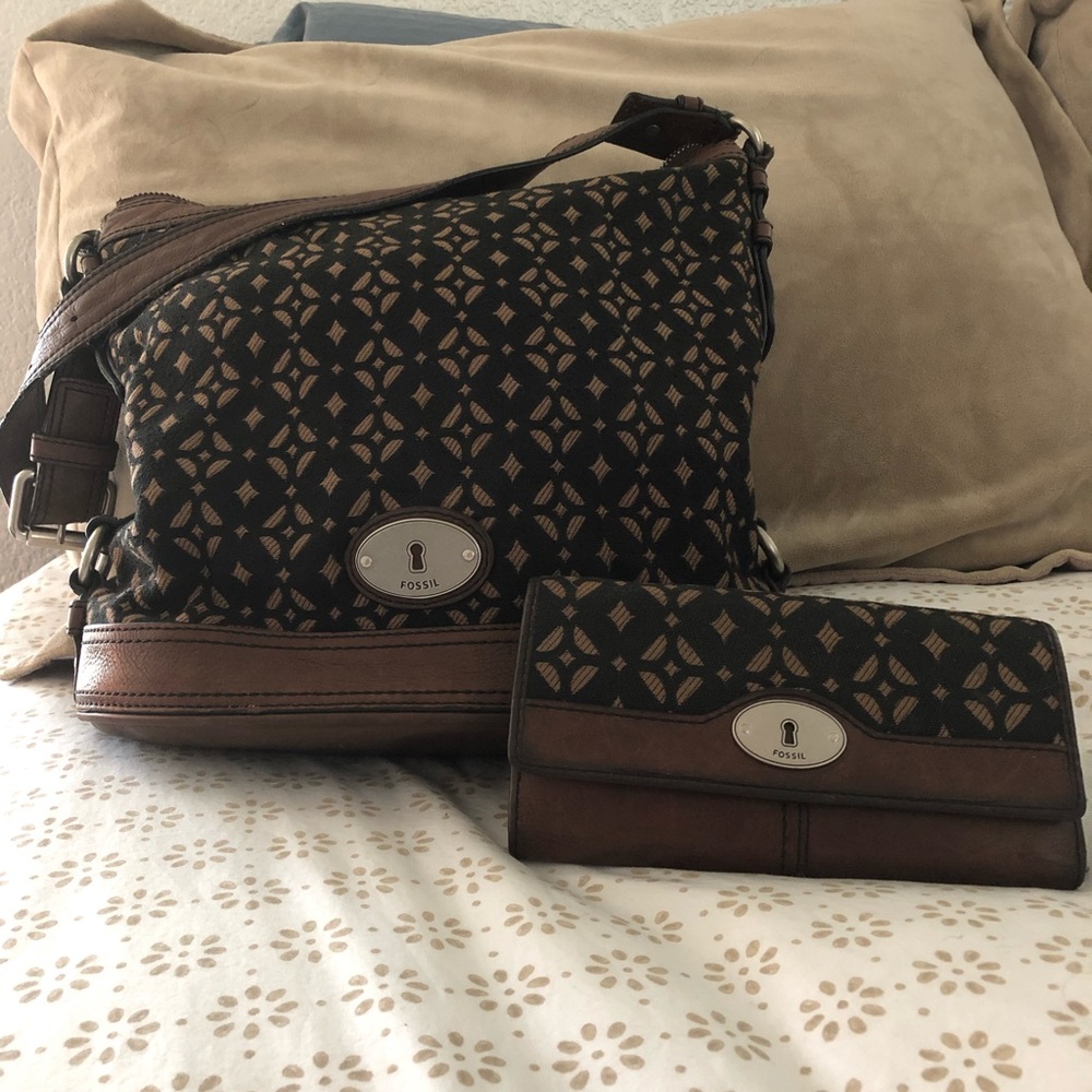 Fossil Bucket Purse